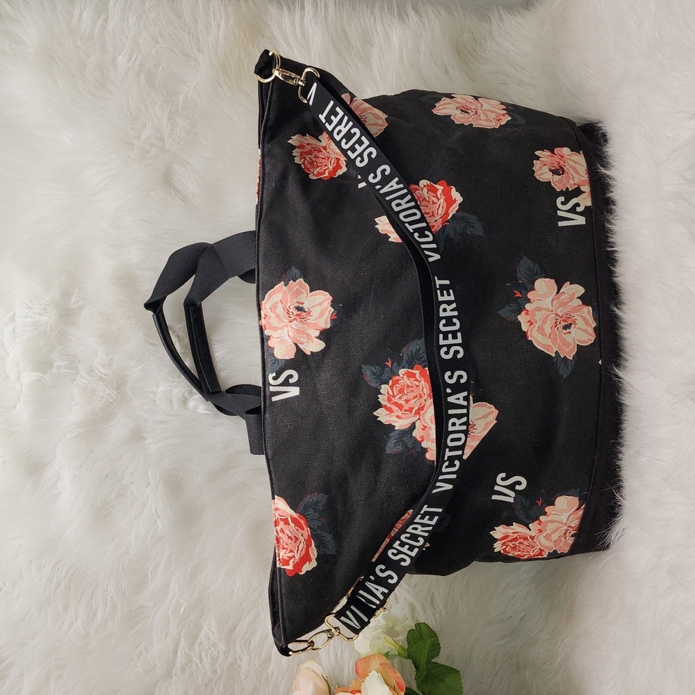 Victorias Secret Large Rose Tote